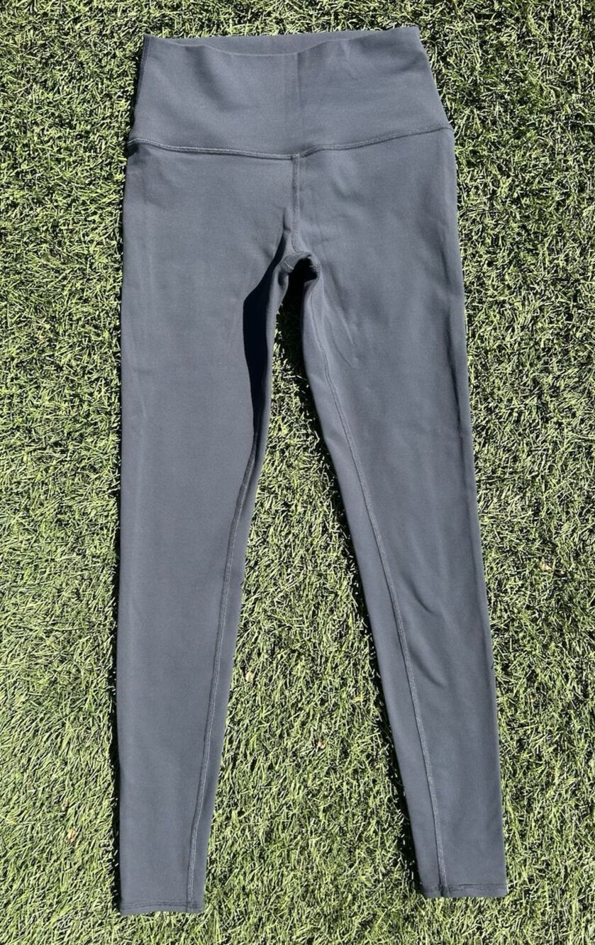 Alo Yoga Airlift 7/8 Leggings Gray Small High Rise Compression Athleisure